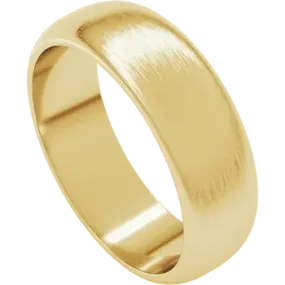 6mm Half Round Wedding Band