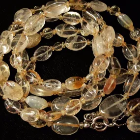 Citrine Silver Necklace