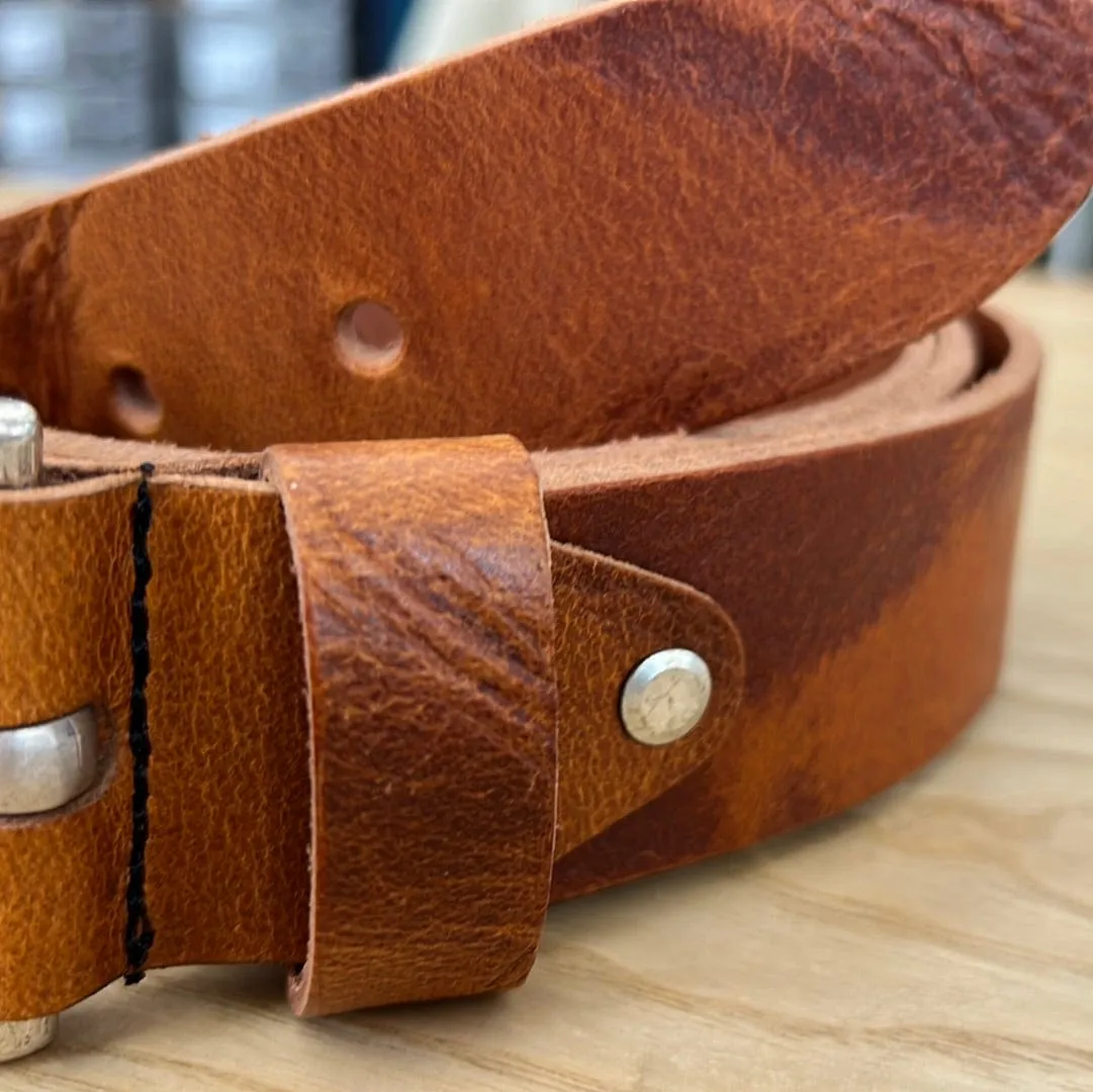 Colman Leather Belt Cognac