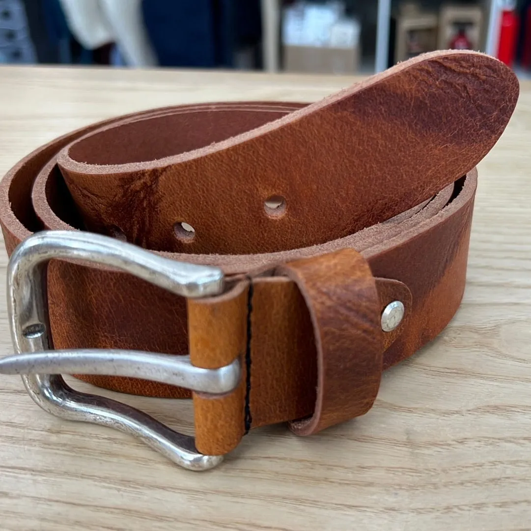 Colman Leather Belt Cognac