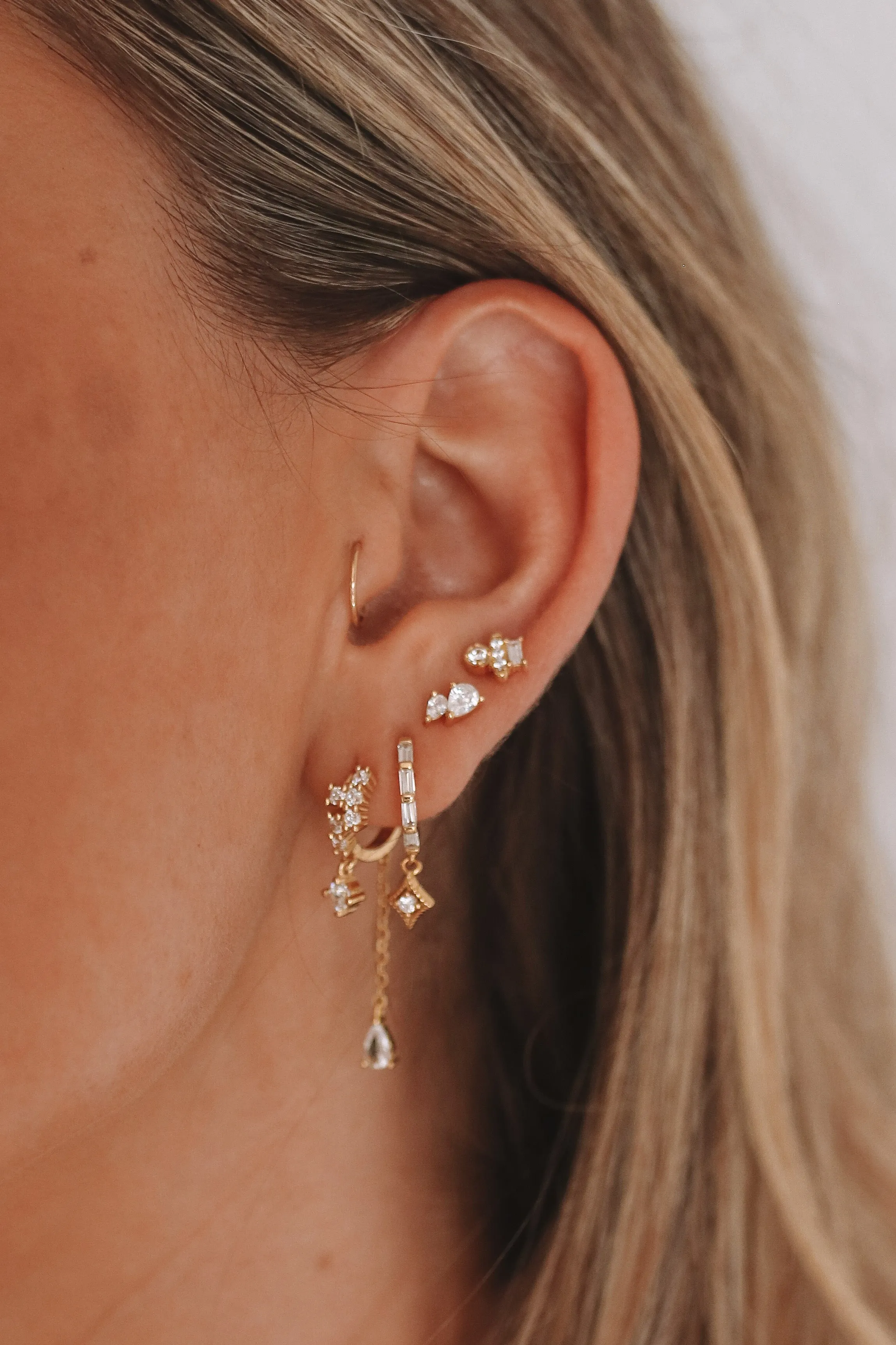 Eden - Gold or Silver Sterling Silver Stud
