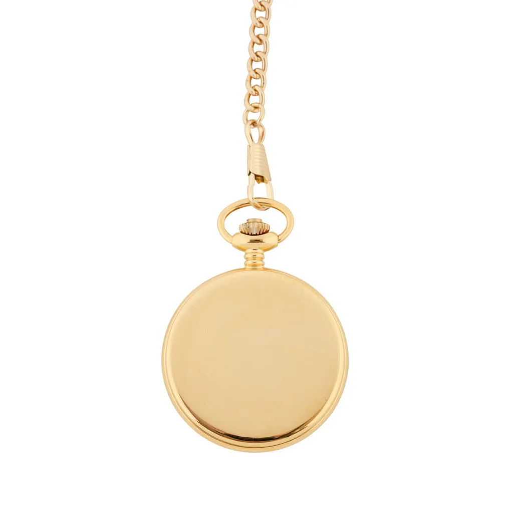 Gold Plated Half Hunter Pocket Watch