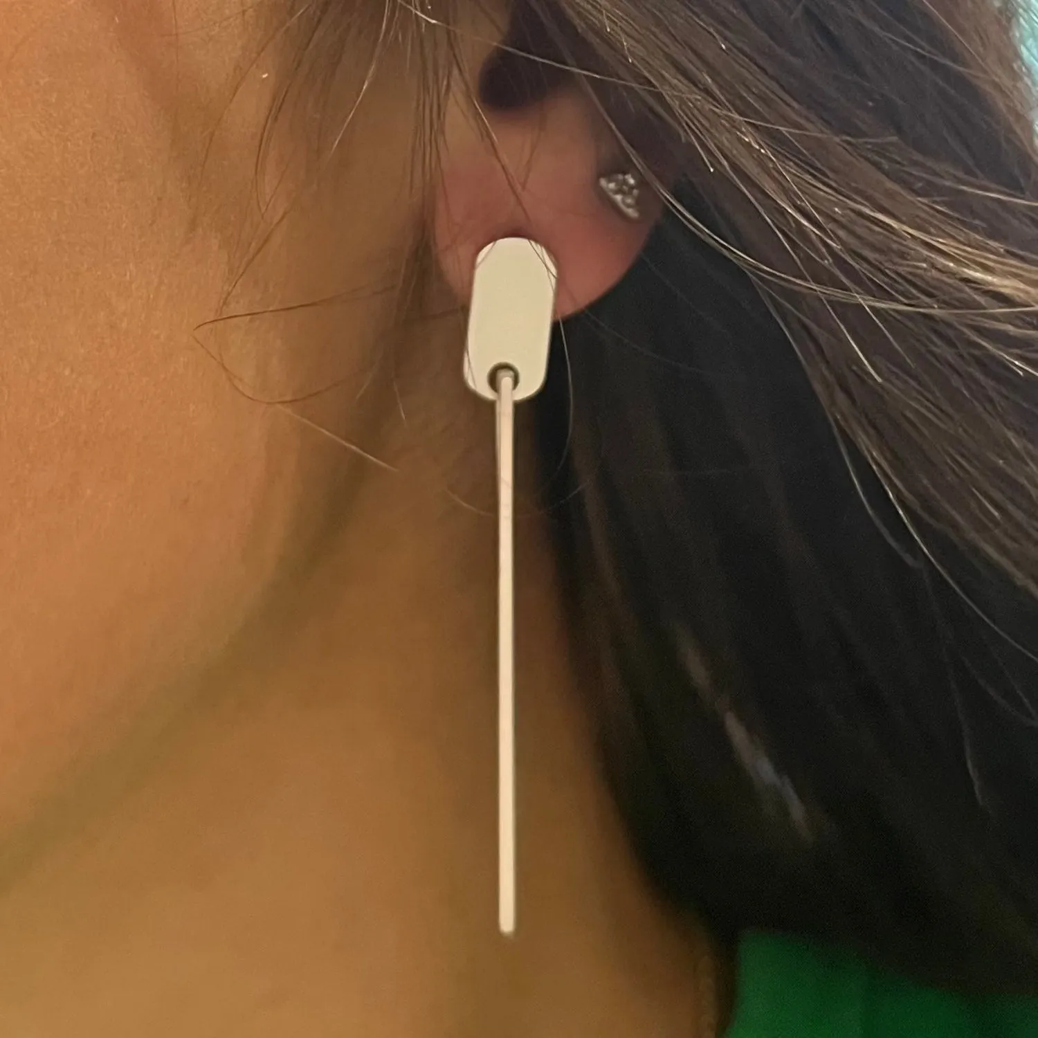 Marley Bar Cut Out Dainty Earrings