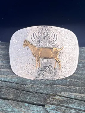 Montana Silversmiths Show Goat Buckle 6507SG