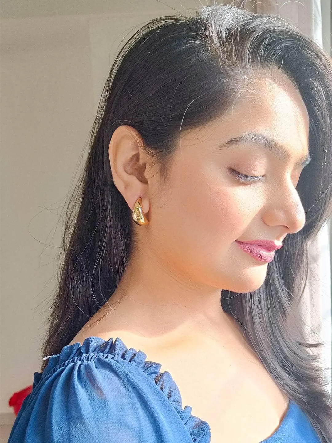 Mystic Arc Earrings Gold