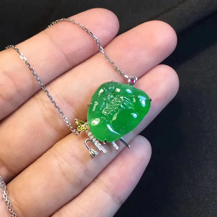 Natural Jade Necklace Jadeite Necklace NNE041