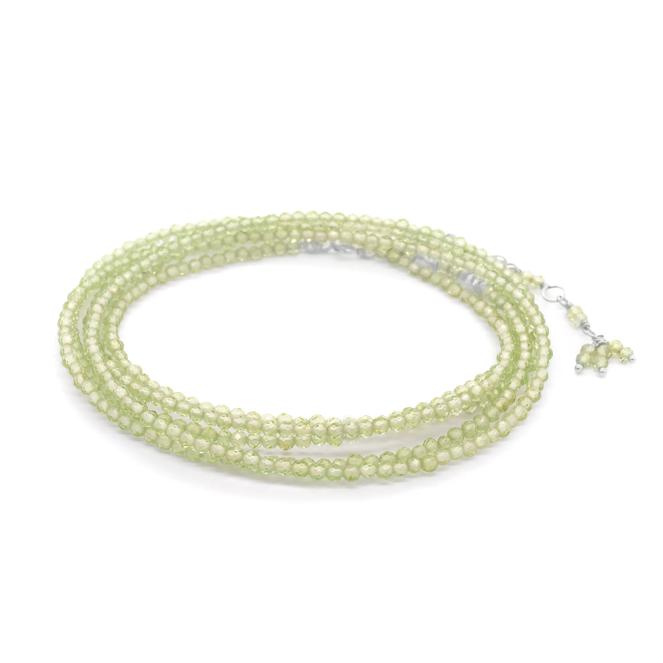 Peridot Wrap Bracelet - Necklace