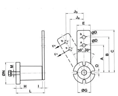 PL215 RC35/RC40/RC50 Chain Tensioner Arm Style