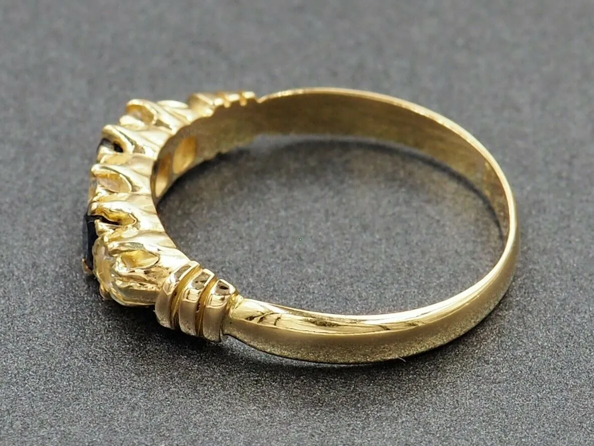 Sapphire & Spinel 18ct Yellow Gold Ring