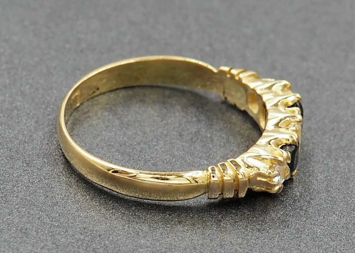 Sapphire & Spinel 18ct Yellow Gold Ring