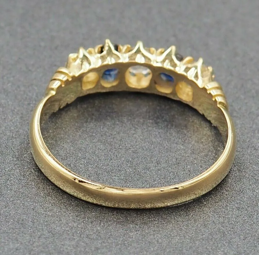 Sapphire & Spinel 18ct Yellow Gold Ring