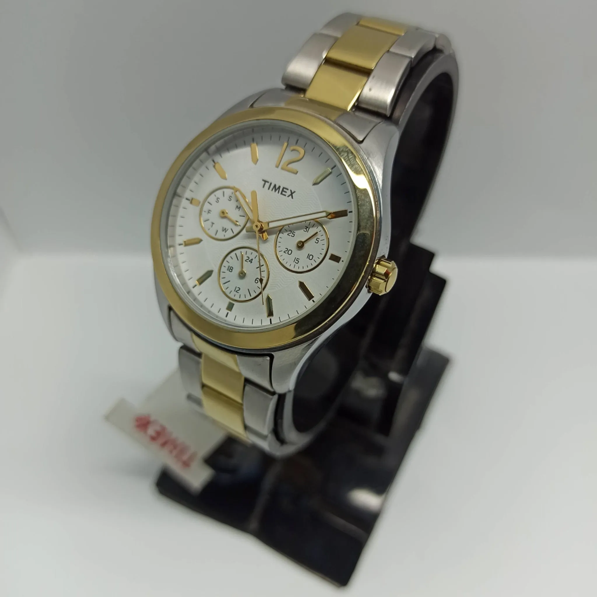 Timex - Original - Cosmo graph - Golden/Silver/Stainless Steel - 35mm - Women's Watch