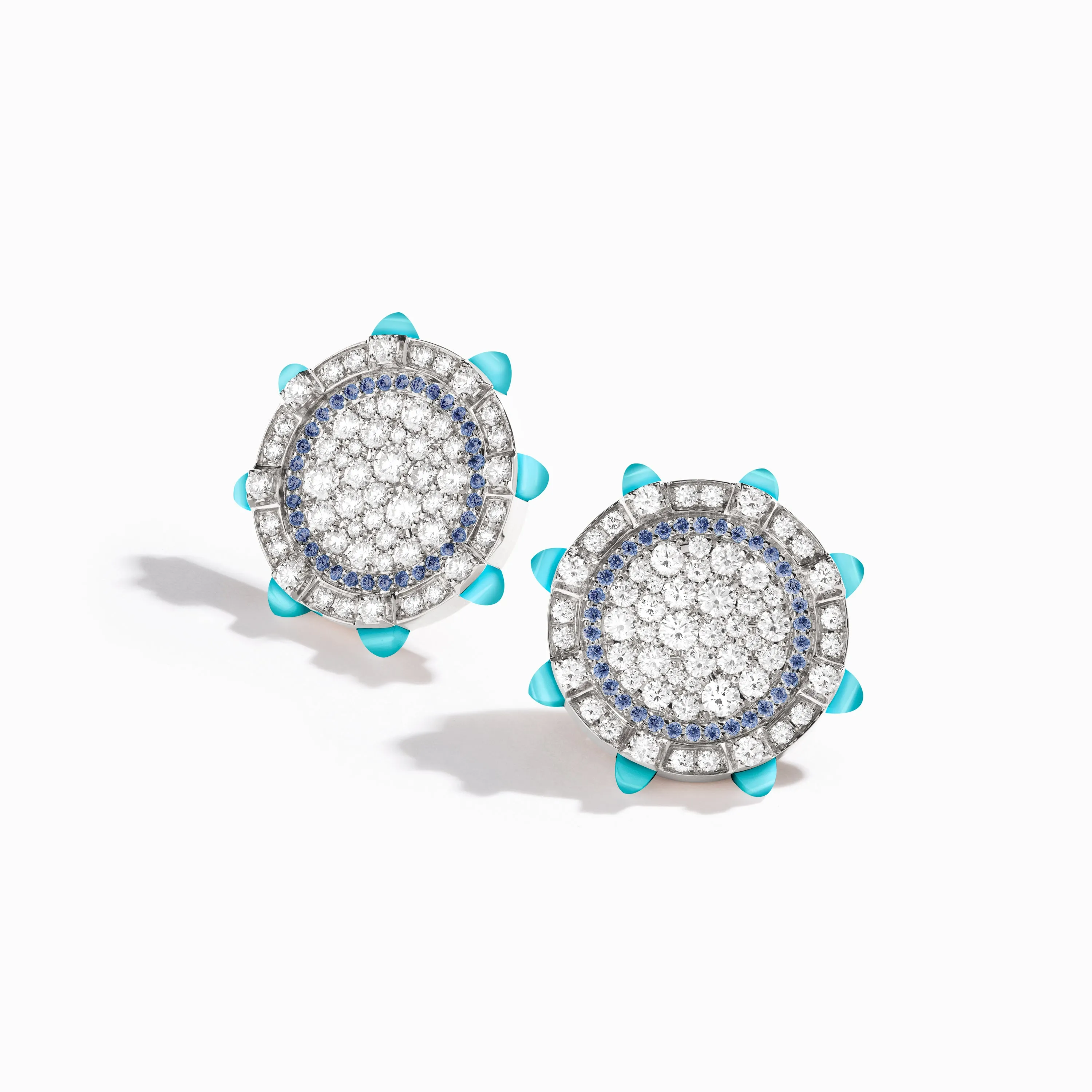 Tip-Top Diamond Statement Stud Earrings