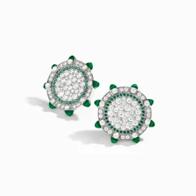 Tip-Top Diamond Statement Stud Earrings